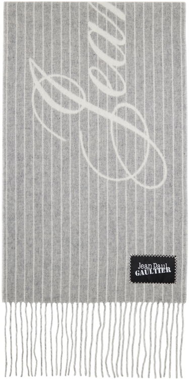 Шал Jean Paul Gaultier Striped Scarf Сиво | 24/30-U-EC038P-C551-0201, 0