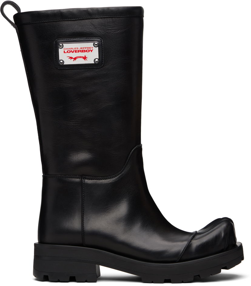 Кецове и обувки Charles Jeffrey Loverboy Charles Jeffrey LOVERBOY Sheathed Moggies Boots Черно | 52150301
