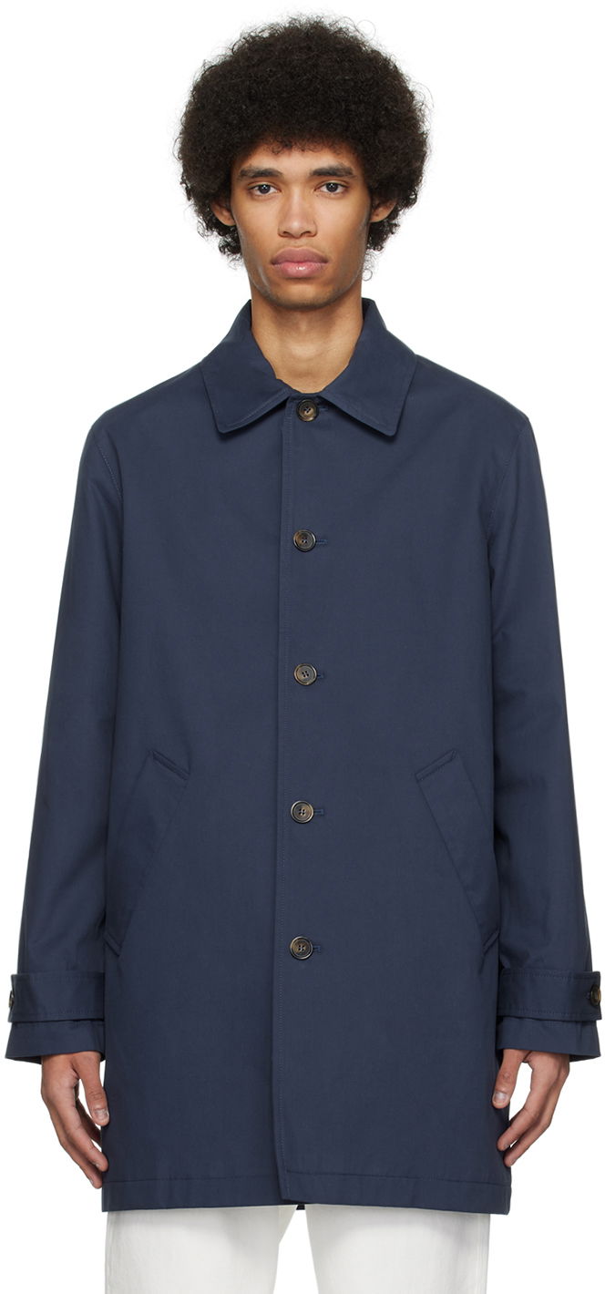 Палта A.P.C. Victor Coat Тъмно синьо | COGXS-H01420, 0
