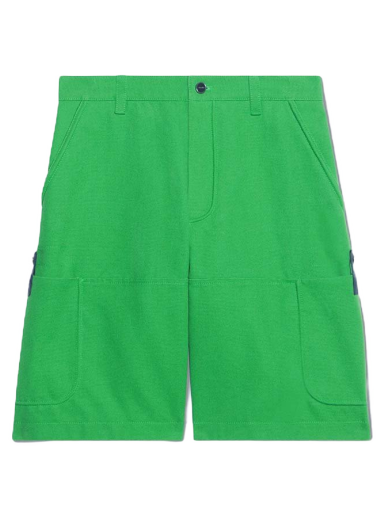 Къси панталони Jacquemus Le Giardino Workwear Зелено | 225PA010-1047 550