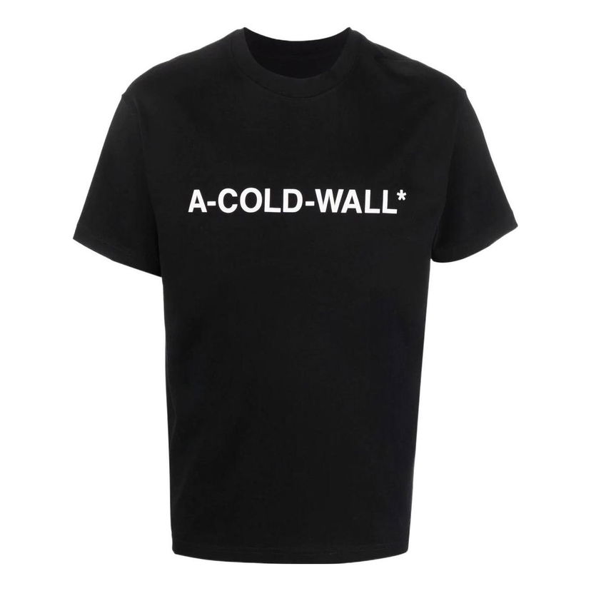 Тениска A-COLD-WALL* Essential Logo T-Shirt Черно | ACWMTS063-BLACK