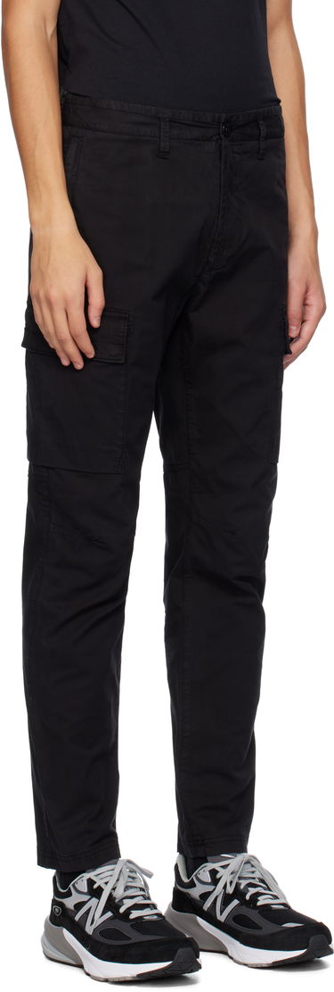 Карго панталони Stone Island Stone Island Supima Cotton Twill Cargo Pants Черно | 811530410, 1