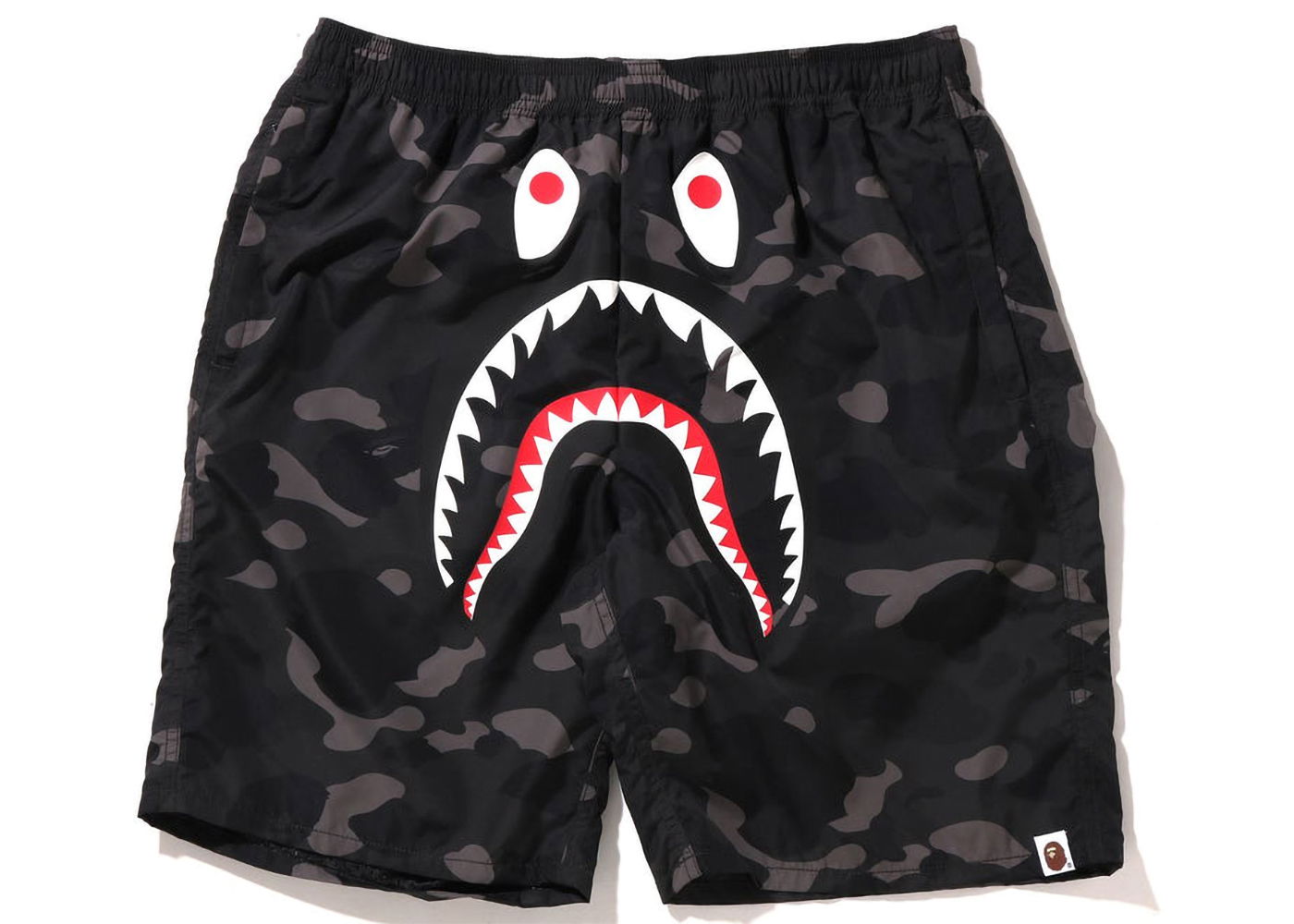Къси панталони BAPE Color Camo Shark Beach Shorts Черно | 1I30-153-016, 0