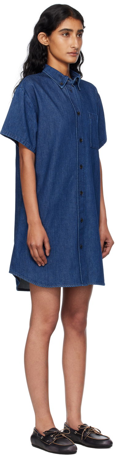 Pокля A.P.C. A.P.C. Ary Denim Minidress Синьо | COHAL-F35181, 1