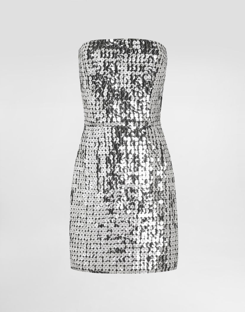 Pокля Dolce & Gabbana Dolce & Gabbana Sequin Dress Металик | F60ELTFLSL3S0998