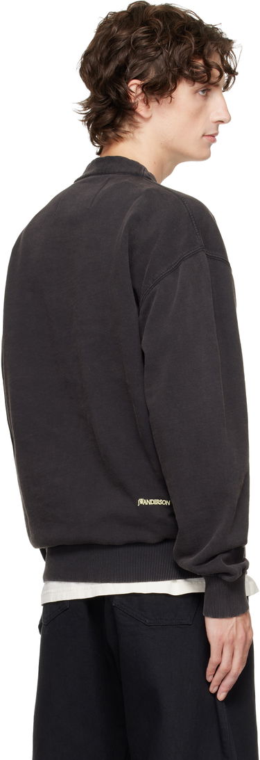 Пуловер JW Anderson JW Anderson Garment-Dyed Cardigan Черно | JW0246-PG1842, 2