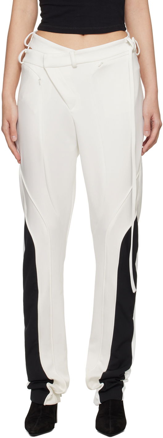 Панталони Ottolinger Ottolinger Asymmetric Trousers Бяло | 2303503