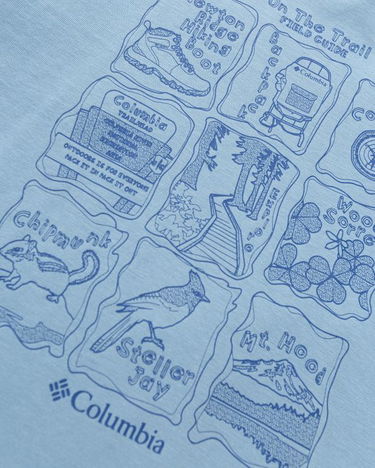 Тениска Columbia Short Sleeve Graphic T-Shirt Синьо | 1989781431, 2