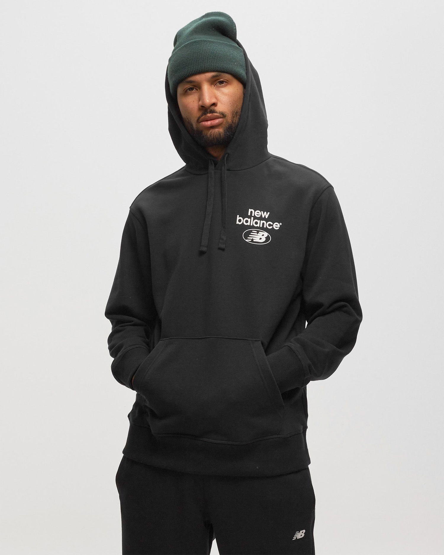Суитчър New Balance Essentials Hoody Черно | MT31514-BK, 1