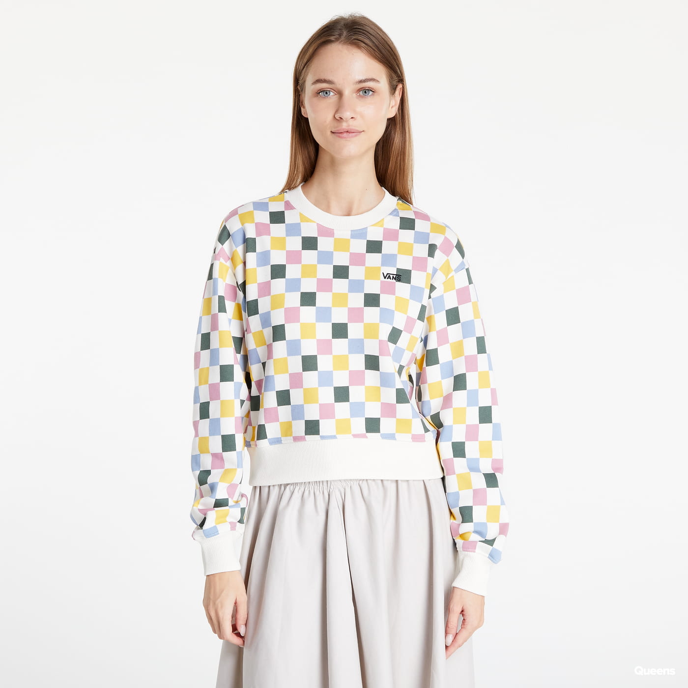 Суитчър Vans All Over Crewneck Sweatshirt Многоцветен | VN0A7RMHXZP1, 0