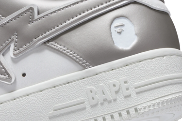 Кецове и обувки BAPE Bape Sta Silver #4 Сиво | 0ZXSHM191053L-SILVER, 5