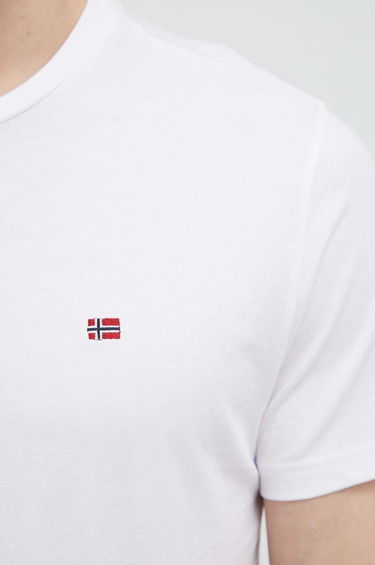 Тениска Napapijri Tee Бяло | NP0A4H8D0021, 4