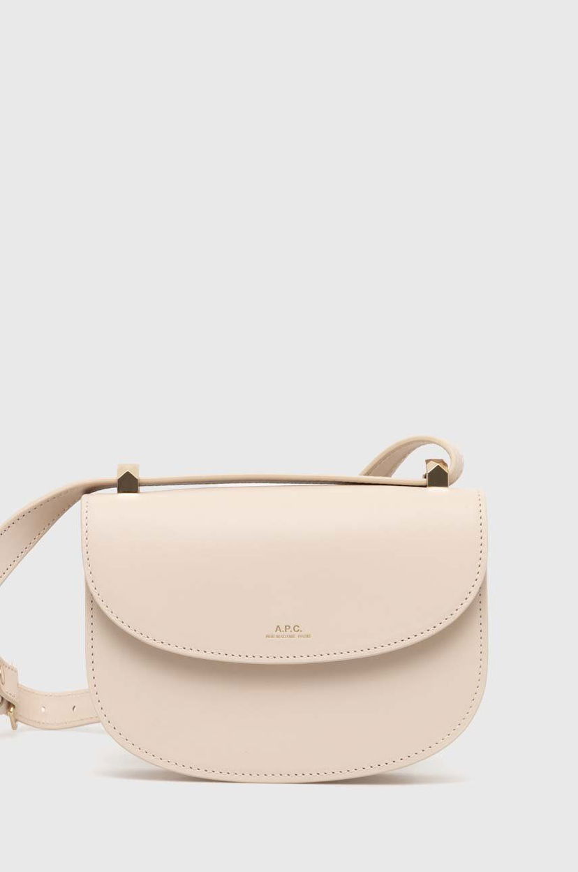 Дамска чанта A.P.C. Sac Geneve Mini Handbag Бежово | PXAWV.F61415.AAH