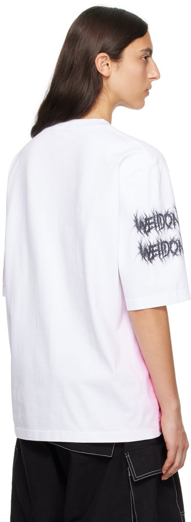 Тениска We11done Graphic Print T-Shirt Бяло | WD-TT3-23-748-U-WH, 2