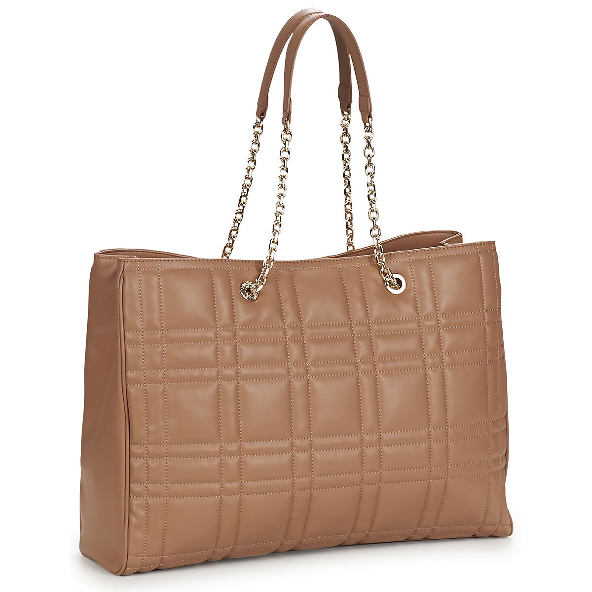 Голяма пазарска чанта CALVIN KLEIN RE-LOCK QUILT TOTE W/LPT CMPT Оранжево
 | K60K609880-RBC, 1