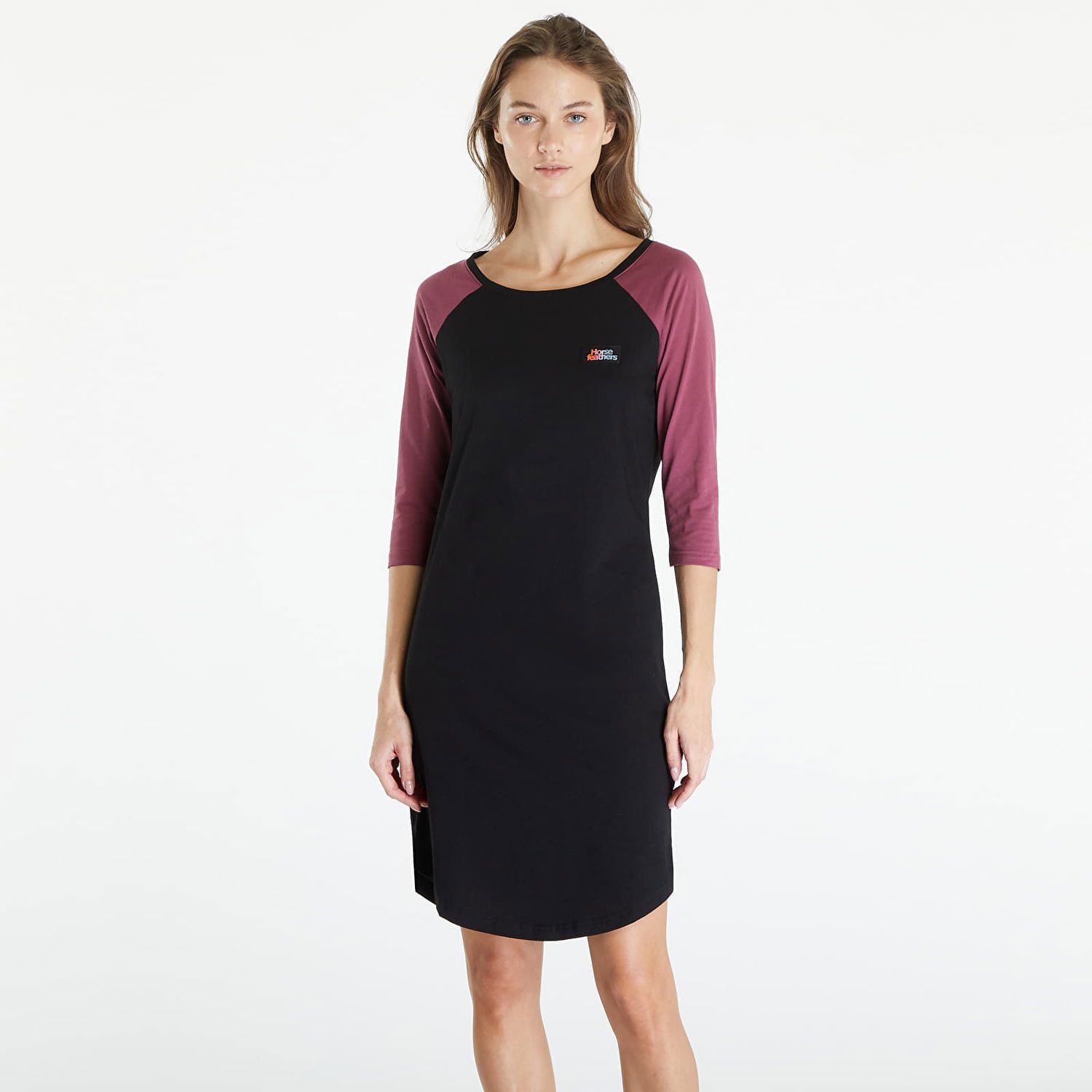 Pокля Horsefeathers Meena Dress Black/ Maroon Черно | SW881D, 0