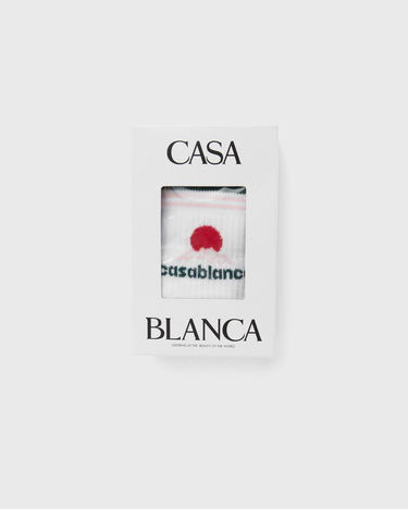 Чорапи Casablanca Casablanca Montagne Socks Бяло | APF25-ACC-010-05, 3