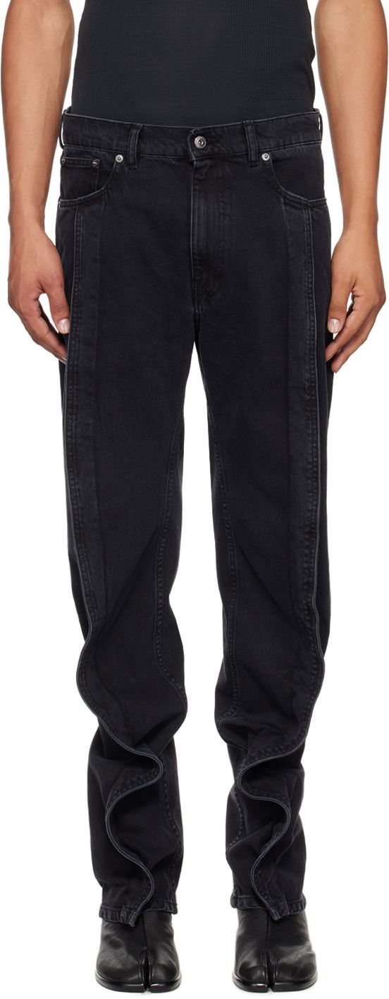 Дънки Y/PROJECT Black Banana Jeans Черно | 107PA001, 0