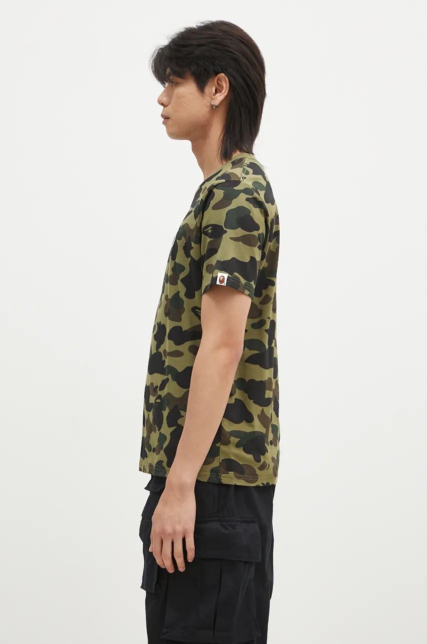 Тениска BAPE 1ST CAMO ONE POINT TEE Зелено | 1K80109006, 1
