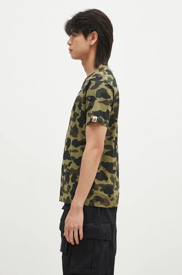 Тениска BAPE 1ST CAMO ONE POINT TEE Зелено | 1K80109006, 1