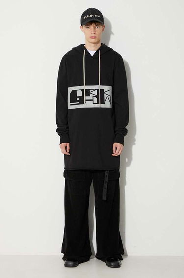 Суитчър Rick Owens Printed Hoodie Черно | DU02C5285.RIGEP2, 1