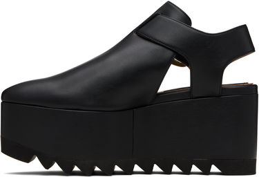 Кецове и обувки Stella McCartney Stella McCartney Elyse Closed-Toe T-Bar Platform Sandals Черно | 810555APADE0, 2
