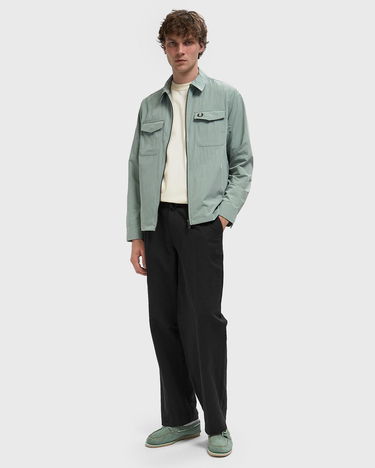 Риза Fred Perry Fred Perry Zip Through Overshirt Зелено | M5684-Z16, 1