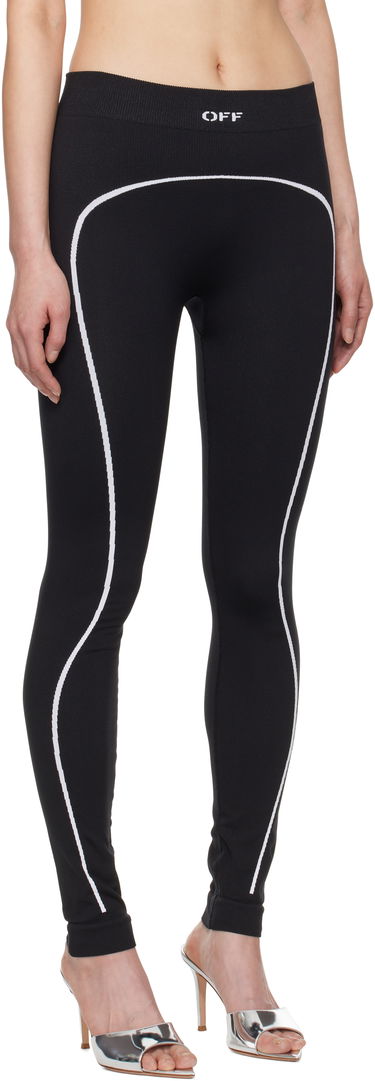 Клинове Off-White Stamp Seamless Sport Leggings Черно | OWVV015C99KNI0021001, 1