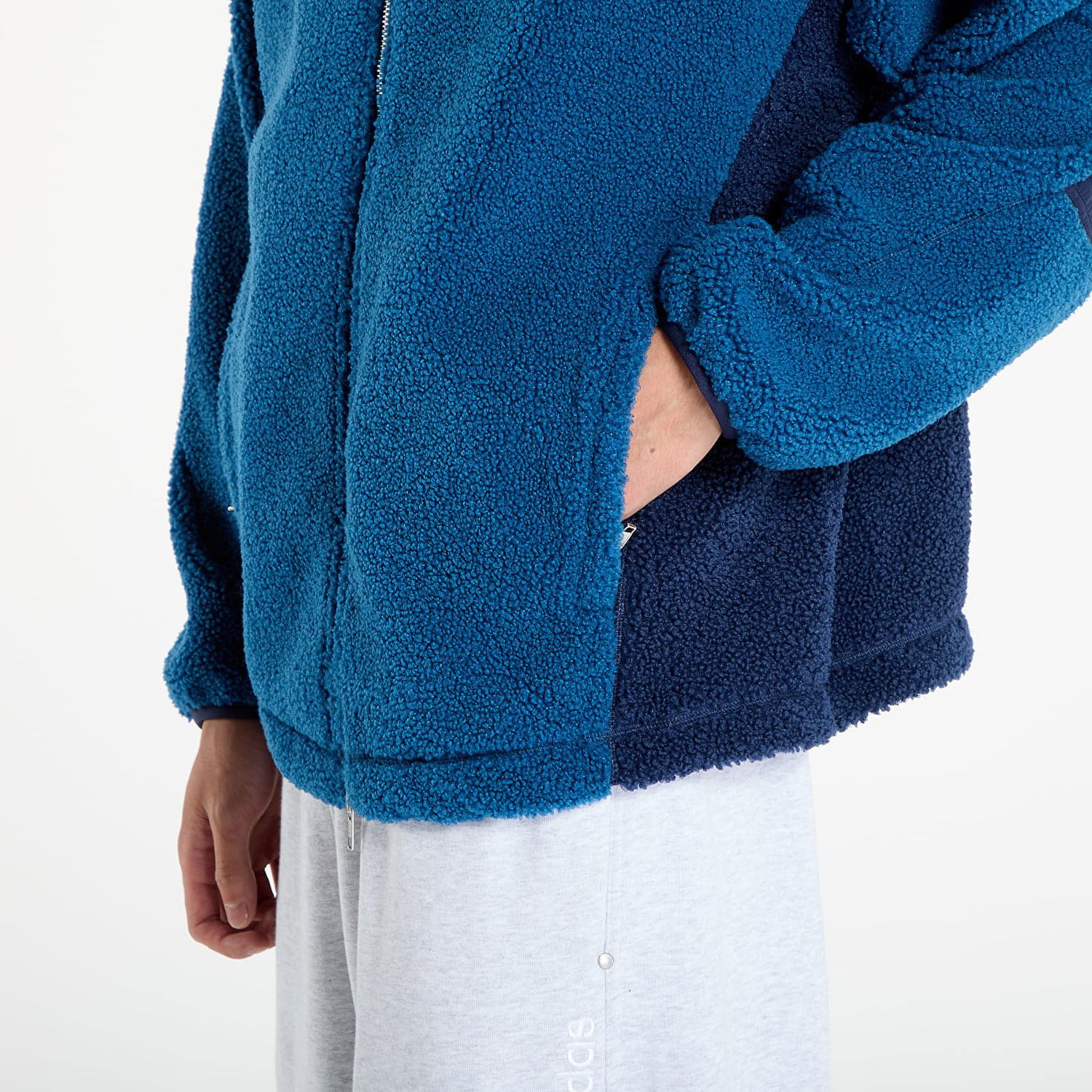 Яке adidas Originals Adams Blvd Fleece Jacket Синьо | JX6148, 1