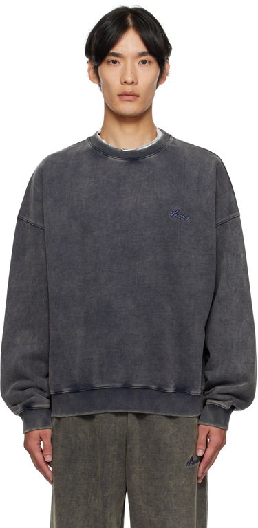 Суитчър We11done We11done Bleached Sweatshirt Сиво | WD-TS2-25-785-U-DN, 0