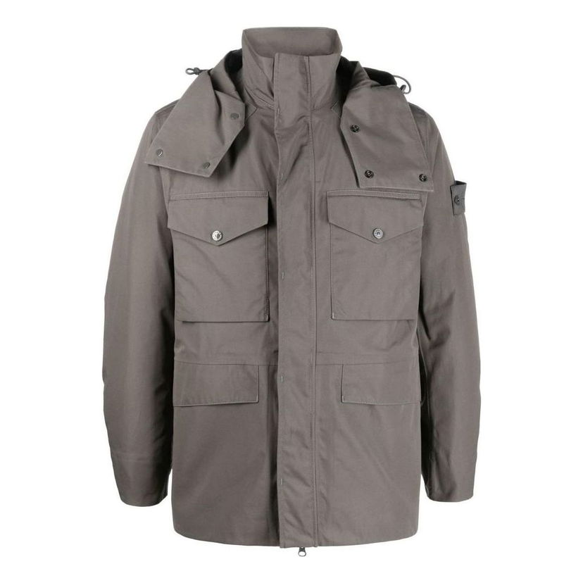 Парка Stone Island Detachable Hooded Down Jacket Сиво | 7715437F1-V0067