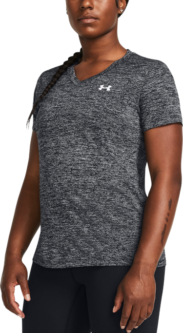Тениска Under Armour Tech Twist Short Sleeve V-Neck T-Shirt Сиво | 1384227-001, 0
