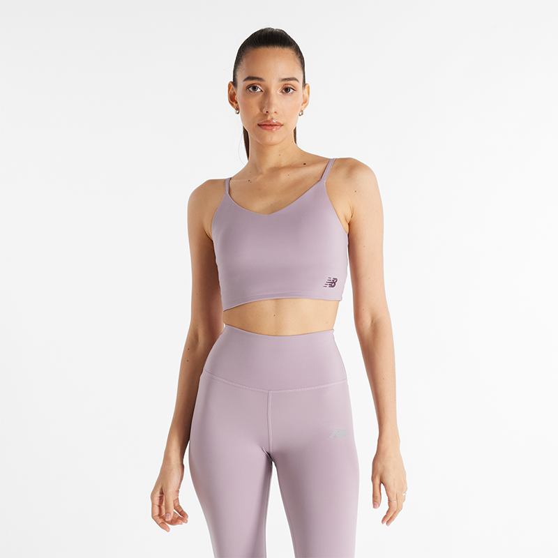 Сутиен New Balance Impact Training Crop Top Лилаво | NBWB43053ICW, 0