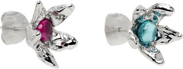 Обеци Chopova Lowena Chopova Lowena Claw Flower Stud Earrings Металик | 6573, 1