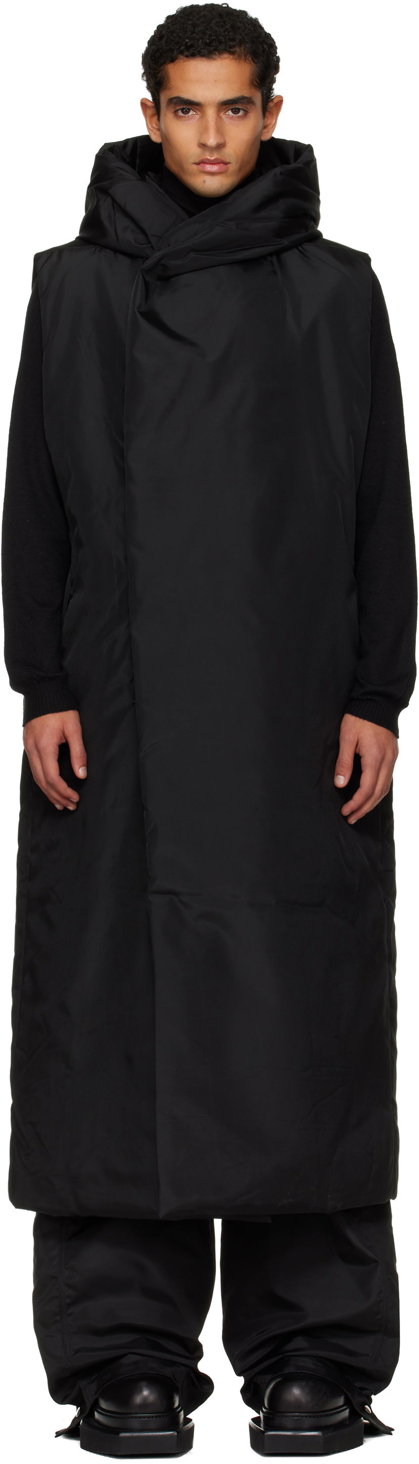 Жилетка Rick Owens Rick Owens DRKSHDW Concordians Hooded Vest Черно | DU02E7972 NCV