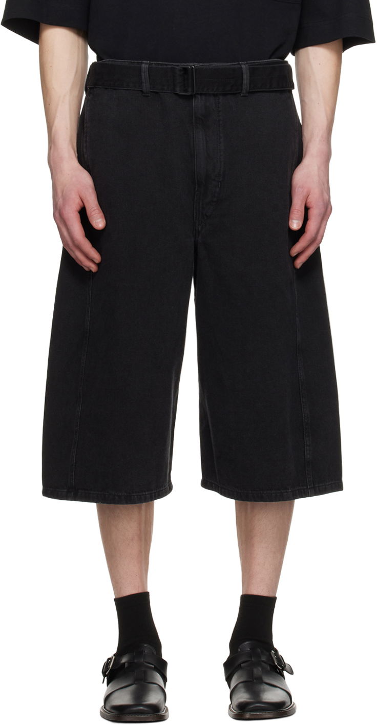 Къси панталони LEMAIRE Lemaire Twisted Denim Shorts Черно | PA1107 LD1023, 0