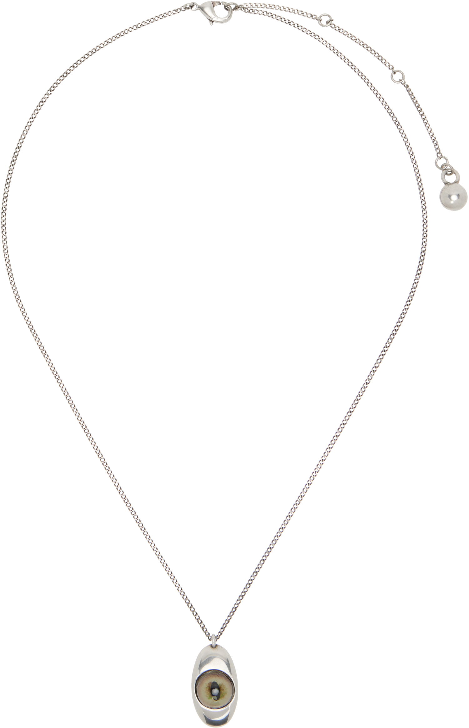 Колие LEMAIRE Lemaire Cat Eye Pendant Necklace Металик | JW0119 LO036, 0