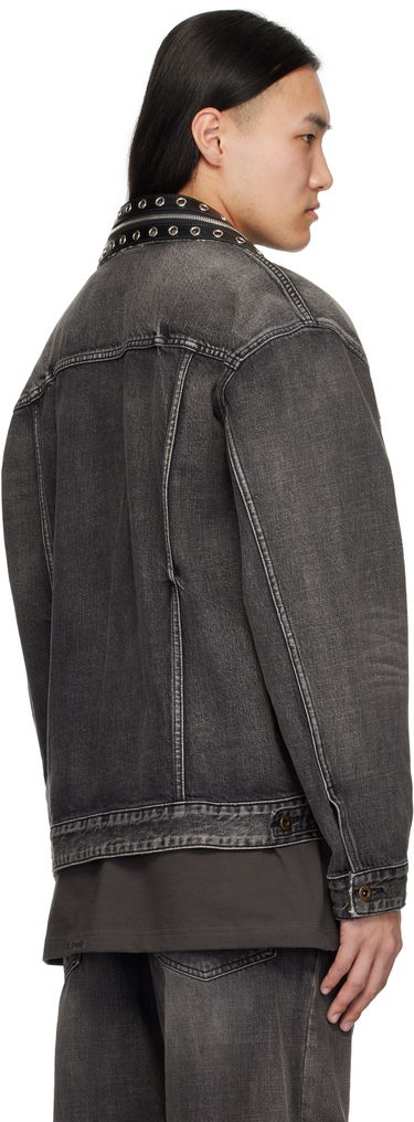 Яке We11done We11done Belted Collar Denim Jacket Черно | WD-DJ0-25-315-U-BK, 2
