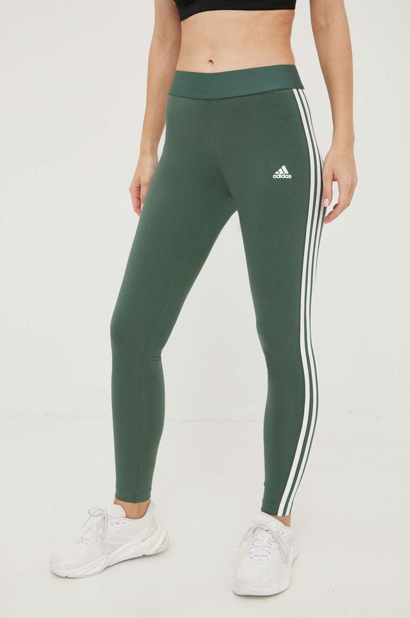 Клинове adidas Originals Adidas 3-Stripes Leggings Зелено | HK9676