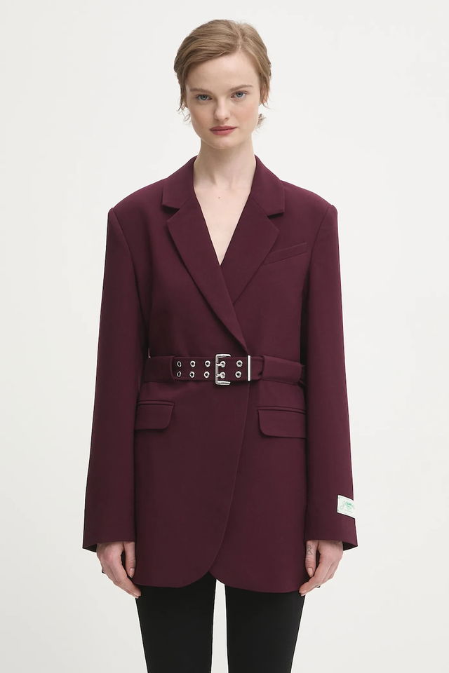 Future Twill Suiting Belted Blazer