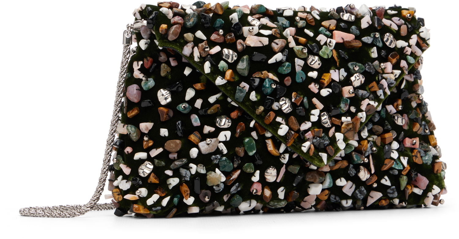 Дамска чанта Dries Van Noten Dries Van Noten Embellished Envelope Clutch Многоцветен | 252-011510-852, 1