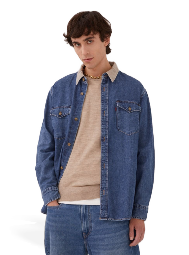 Риза Levi's Shirt Синьо | A1919.0006