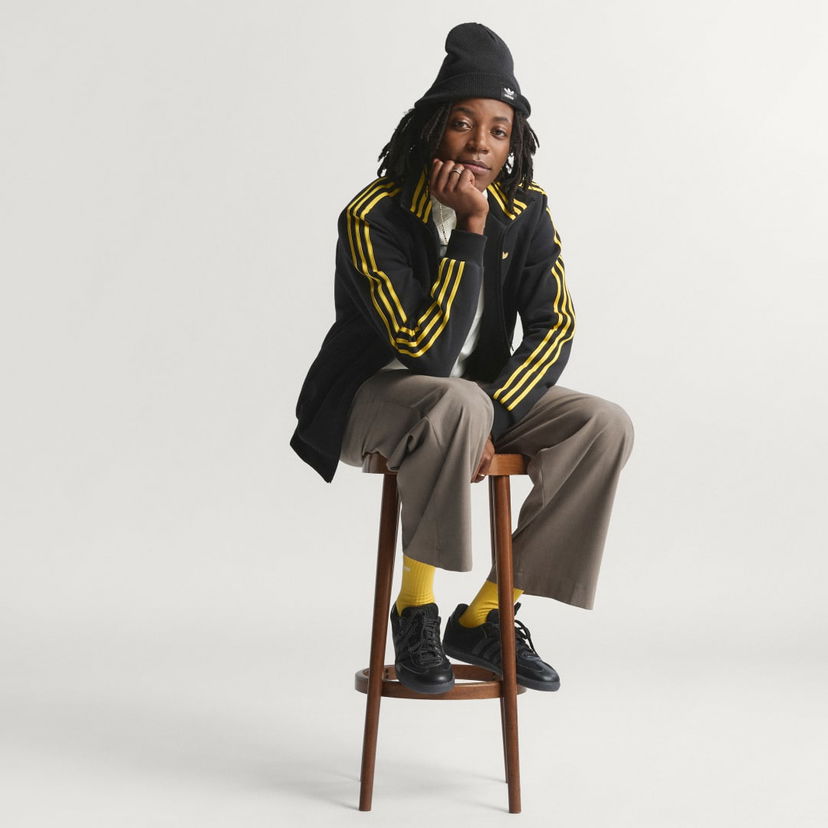 Яке adidas Performance Track Jacket Classic Tipped Stripes Черно | KC9053