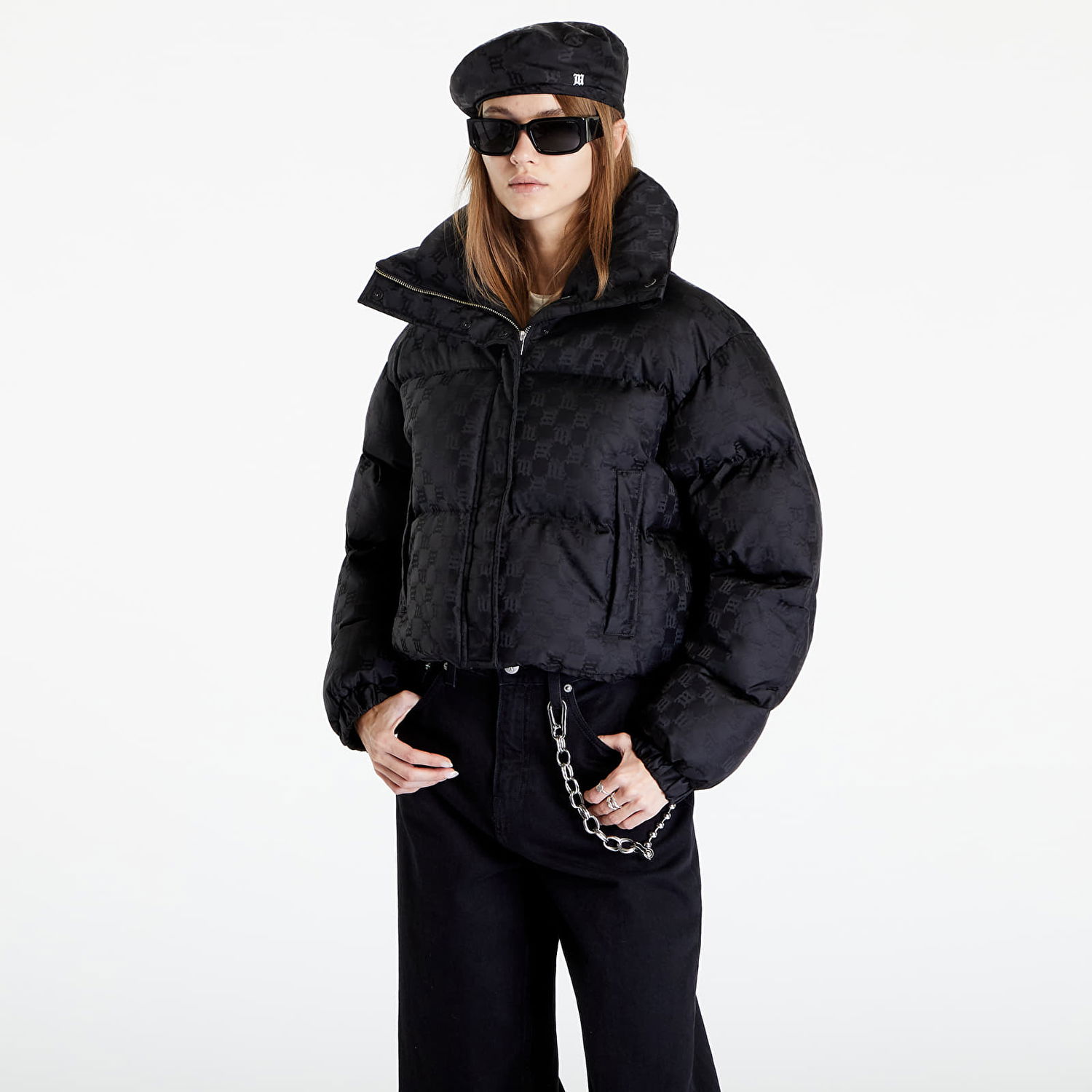 Пухо яке MISBHV Monogram Nylon Puffer Черно | 3121W414, 0