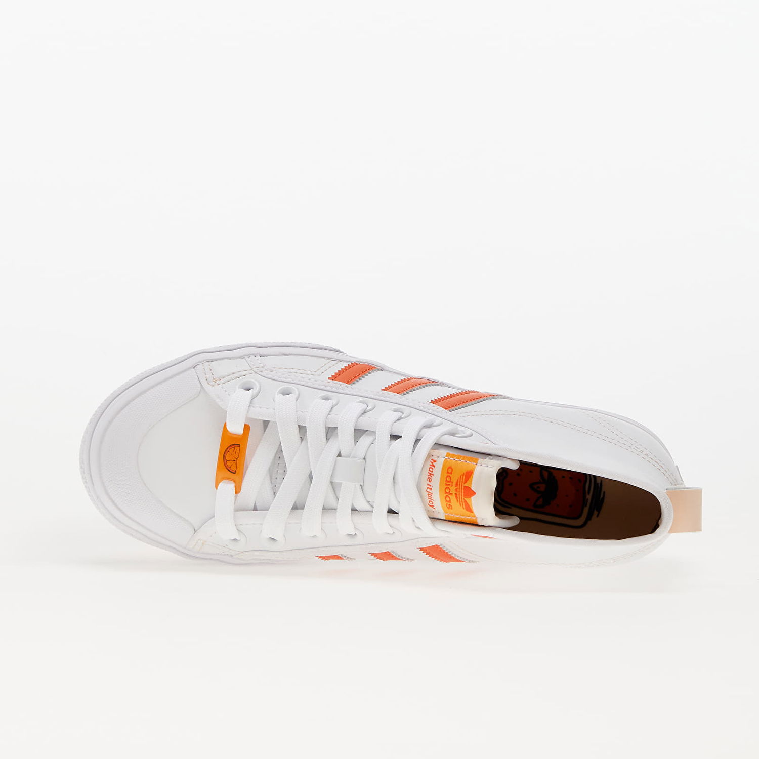 Кецове и обувки adidas Originals Nizza Platform Mid Vegan Бяло | GY1897, 1