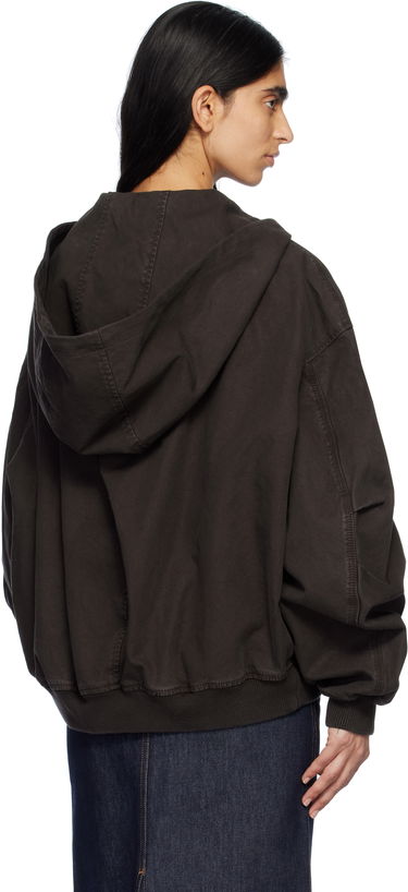 Суитчър The Attico Attico Hooded Bomber Jacket Кафяво | 250WCB00066 DDC093AA, 2