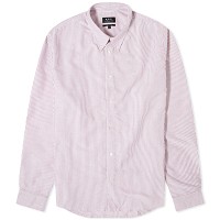 Greg Log Button Down Stripe Shirt