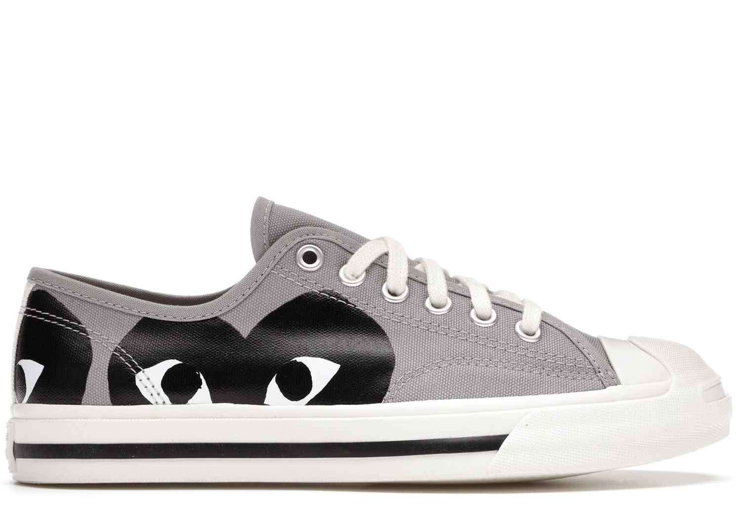 Кецове и обувки Converse Comme des Garcons PLAY x Jack Purcell "Grey Black" Сиво | 171259C, 0