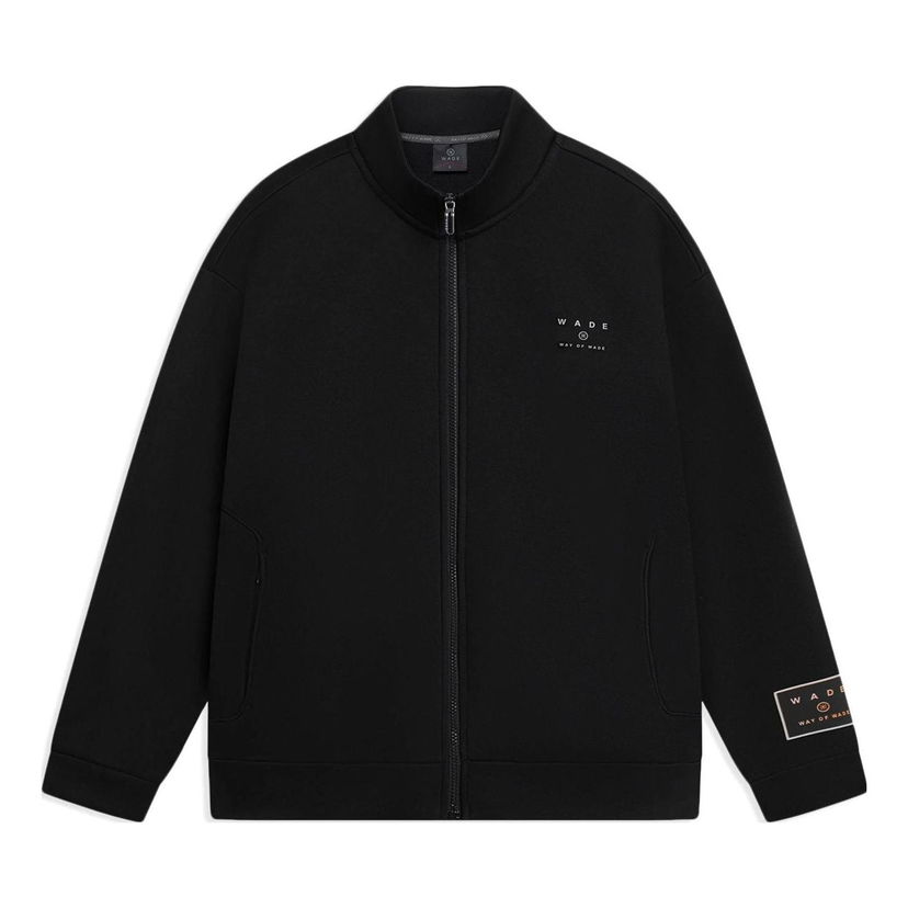 Яке бомбър Li-Ning Way Of Wade Logo Fleece Full Zip Jacket Черно | AWDSC47-1
