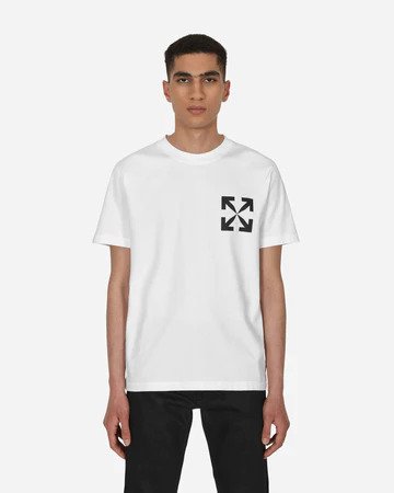 Тениска Off-White Single Arrow Slim Tee Бяло | OMAA027C99JER0120110, 0